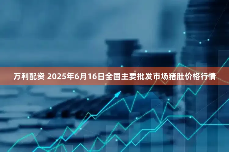 万利配资 2025年6月16日全国主要批发市场猪肚价格行情