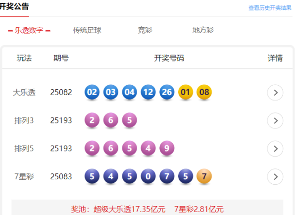 七星 7月22日晚，安徽体彩开奖公告_大皖新闻 | 安徽网
